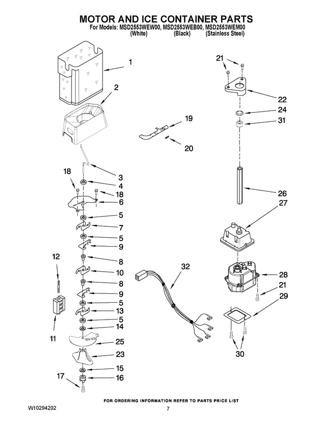 Diagram for MSD2553WEW00