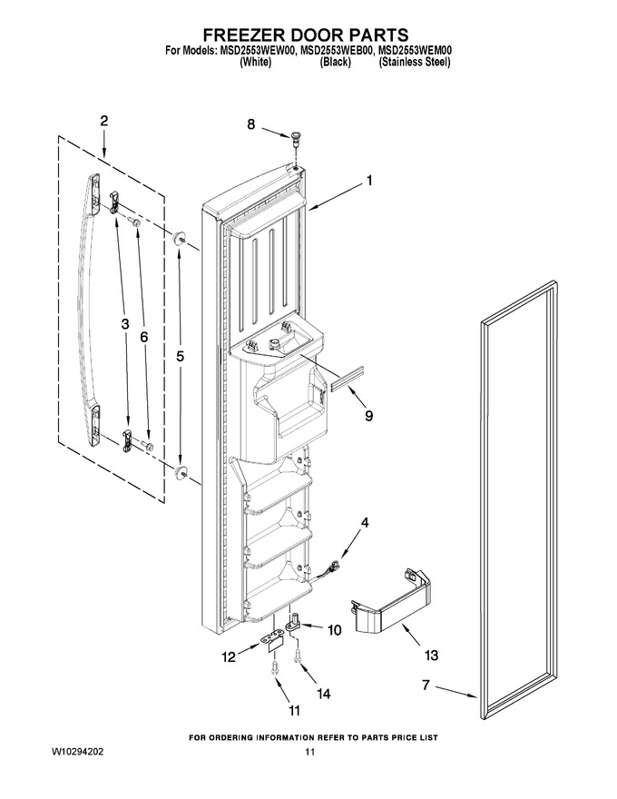 Diagram for MSD2553WEW00