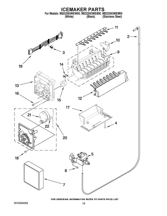 Diagram for MSD2553WEW00