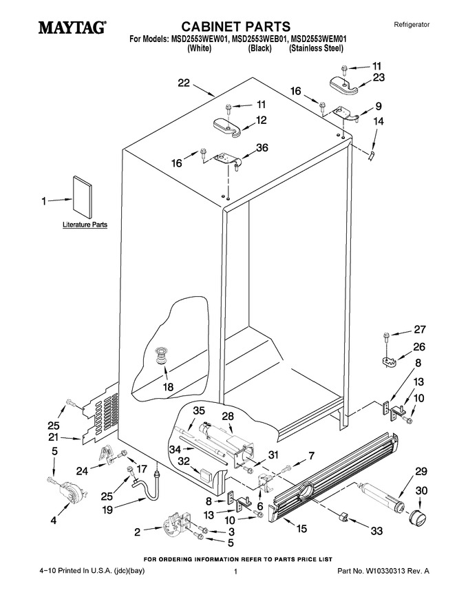 Diagram for MSD2553WEM01
