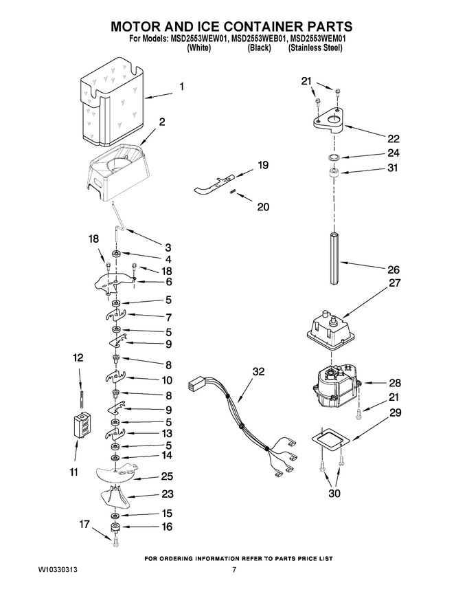 Diagram for MSD2553WEM01