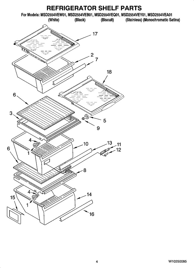 Diagram for MSD2554VEQ01