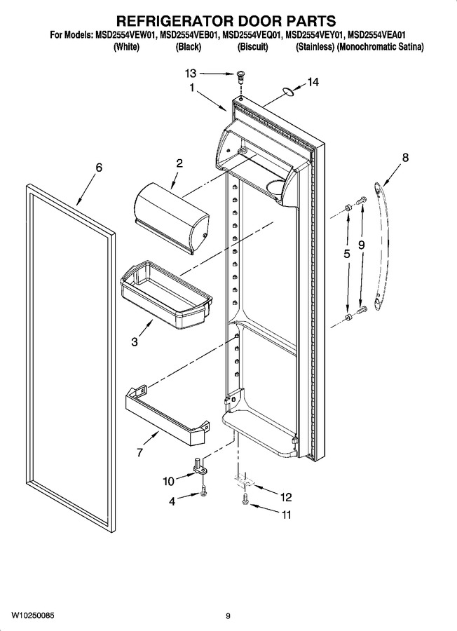 Diagram for MSD2554VEQ01
