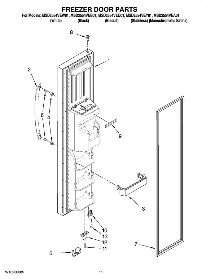 Diagram for MSD2554VEQ01