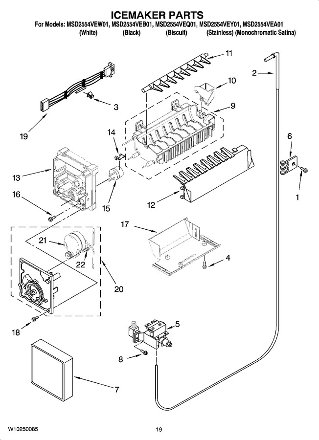 Diagram for MSD2554VEQ01