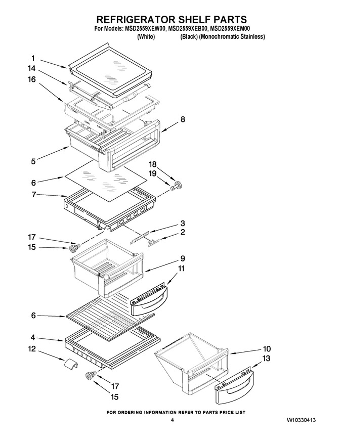 Diagram for MSD2559XEW00