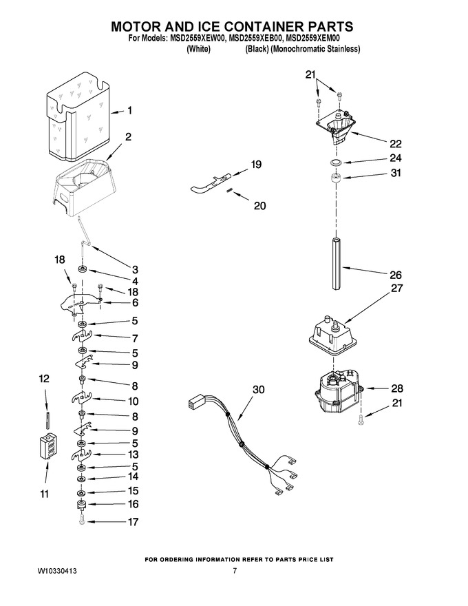Diagram for MSD2559XEB00