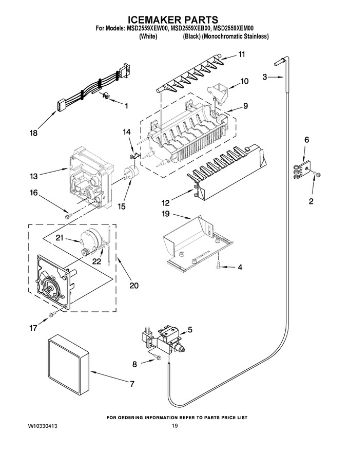 Diagram for MSD2559XEW00