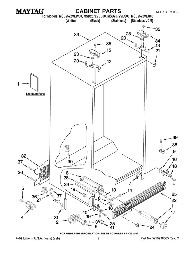 Diagram for MSD2572VEU00