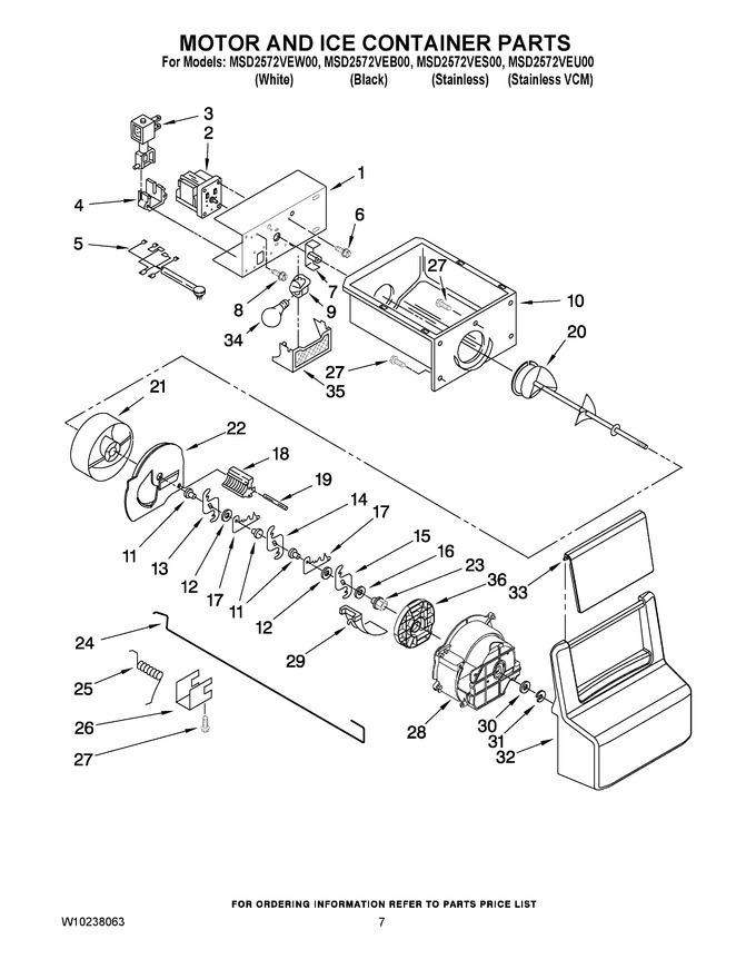 Diagram for MSD2572VES00