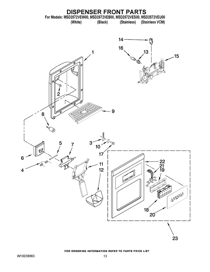 Diagram for MSD2572VEU00