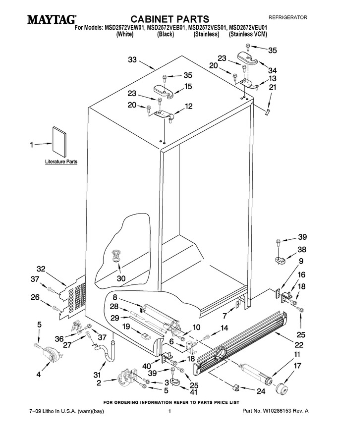 Diagram for MSD2572VEW01