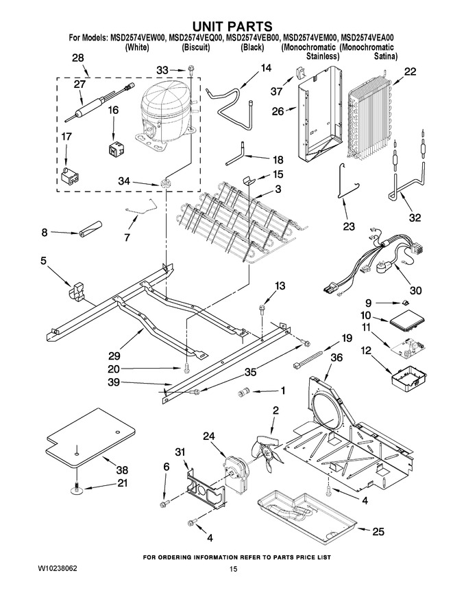 Diagram for MSD2574VEA00