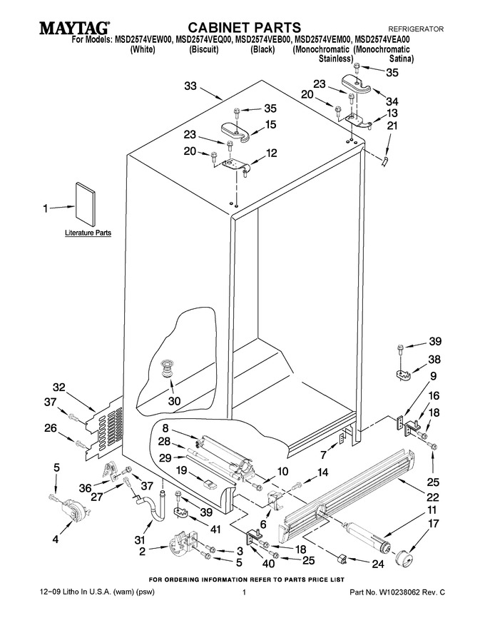 Diagram for MSD2574VEA00