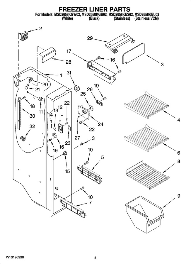 Diagram for MSD2658KES02