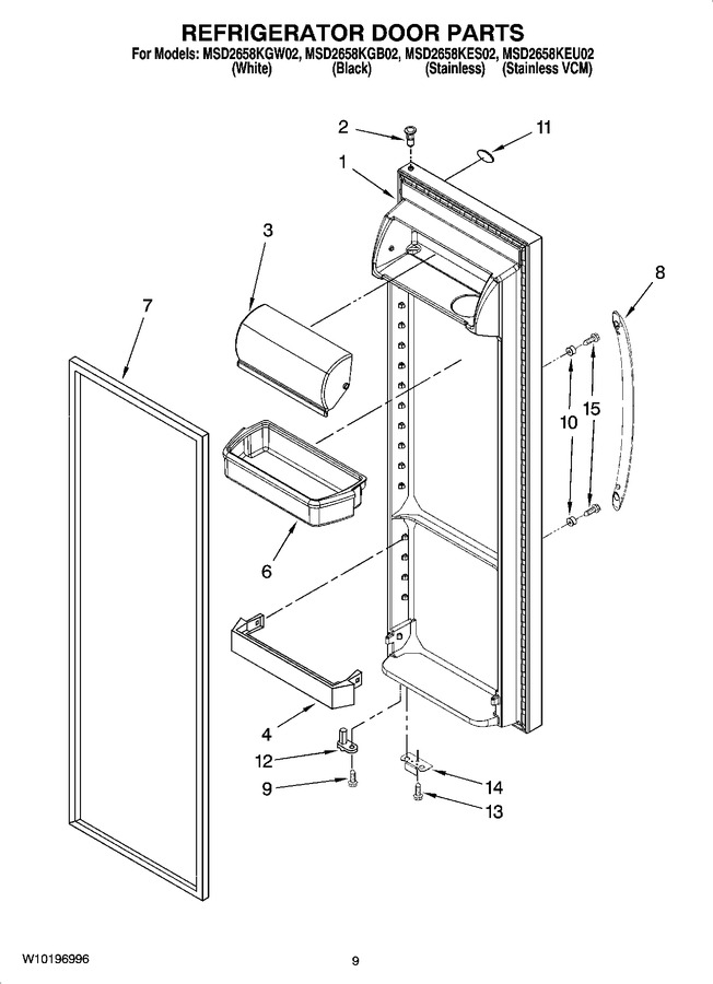 Diagram for MSD2658KGW02