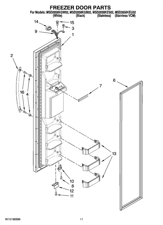 Diagram for MSD2658KGW02