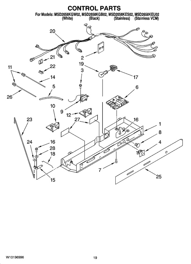 Diagram for MSD2658KGW02