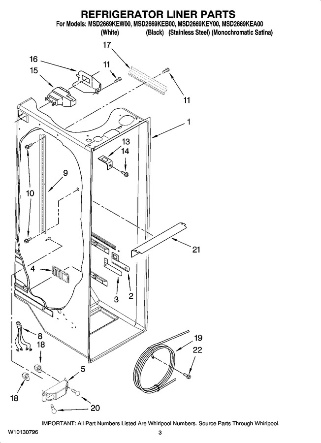Diagram for MSD2669KEB00