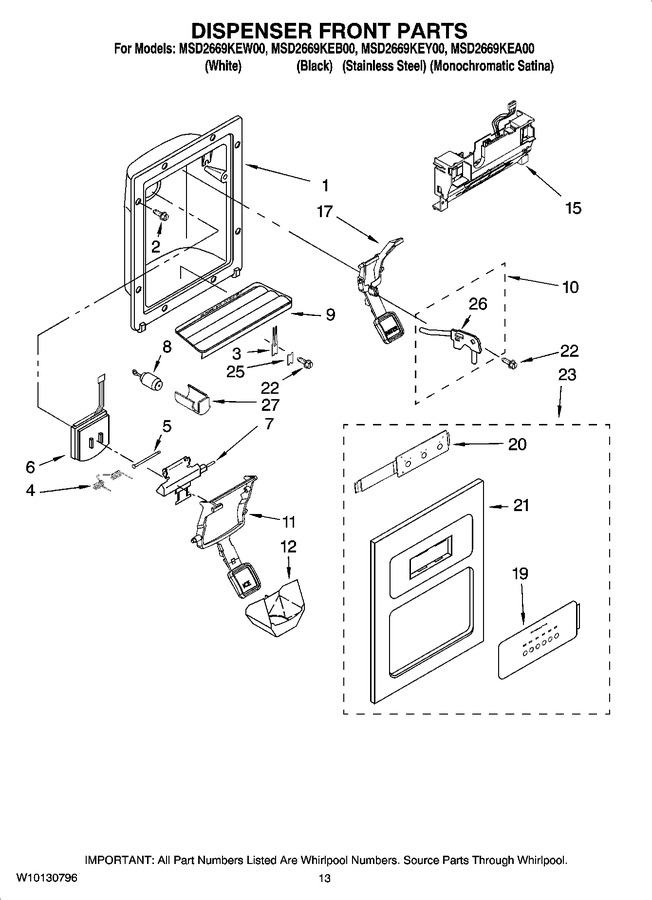 Diagram for MSD2669KEA00