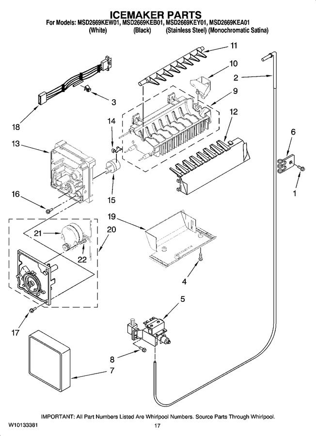 Diagram for MSD2669KEB01