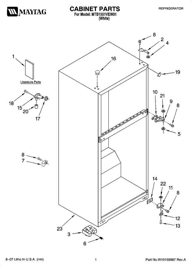 Diagram for MTB1551VEW01