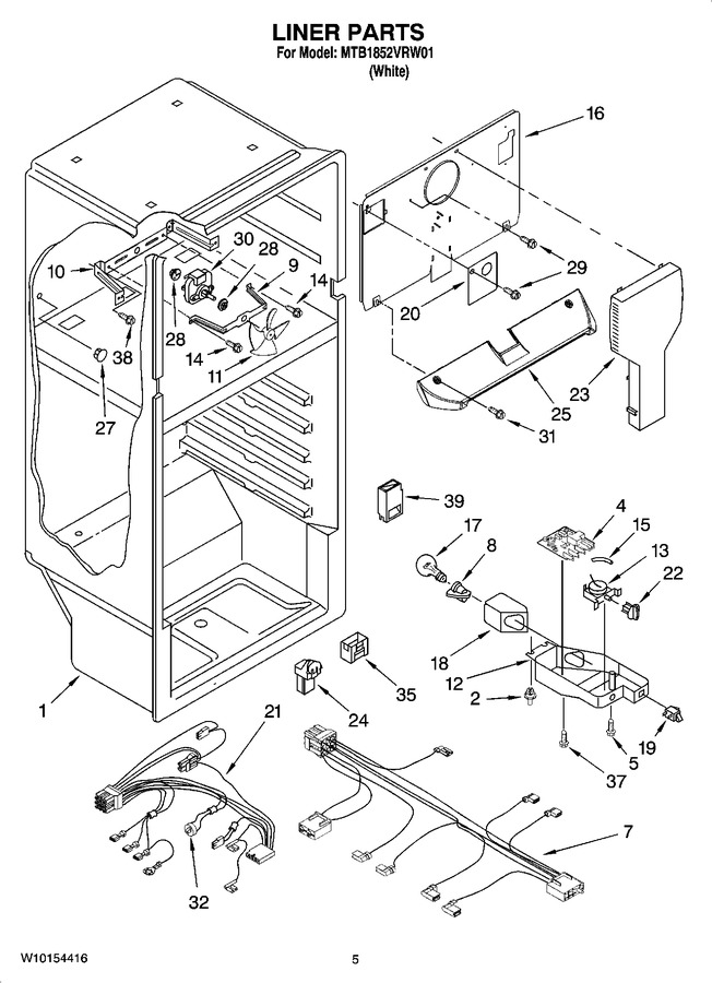 Diagram for MTB1852VRW01