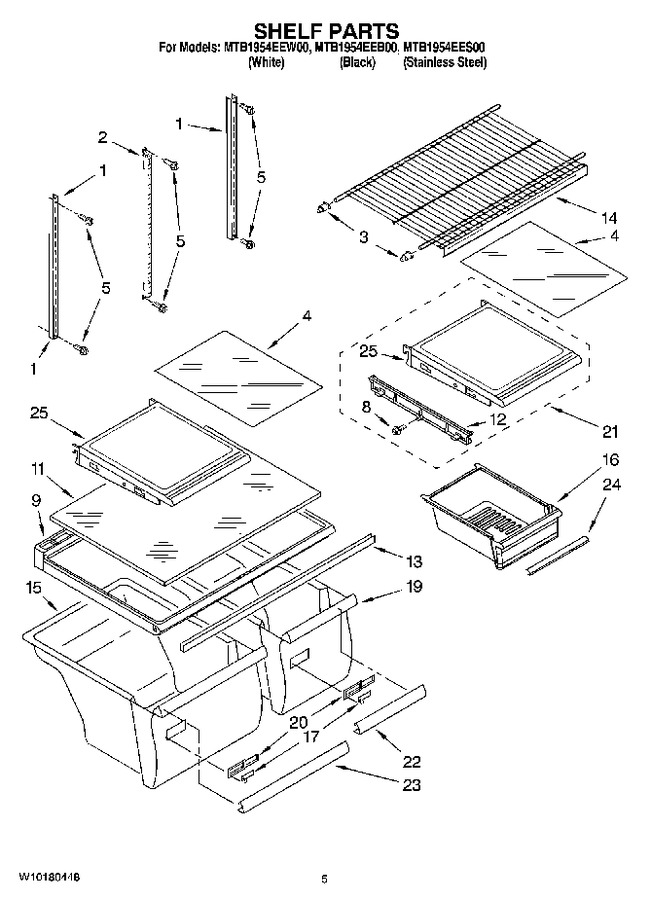 Diagram for MTB1954EEB00