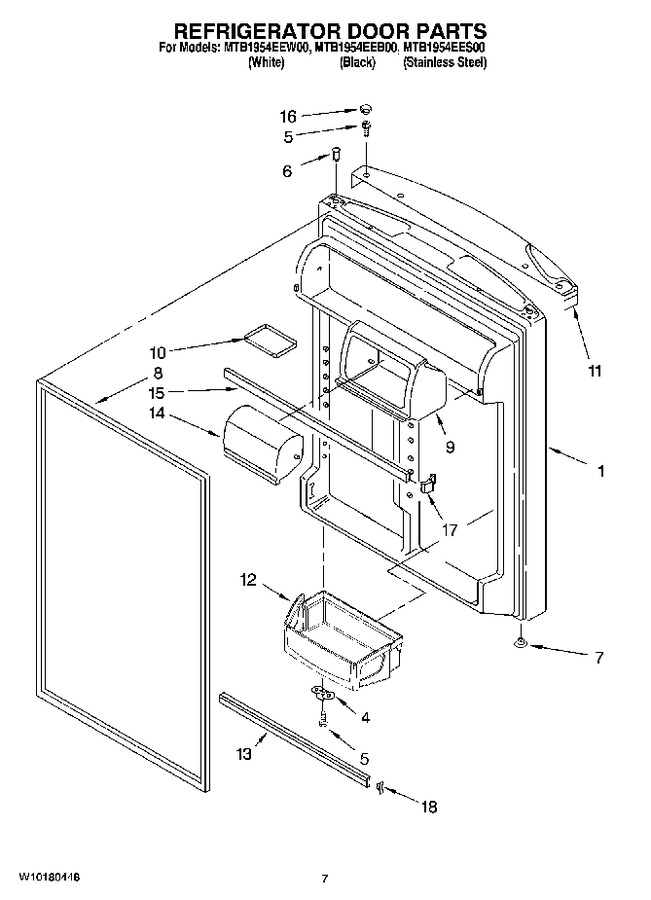 Diagram for MTB1954EEB00