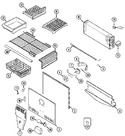 Diagram for 03 - Freezer Compartment (bisque)