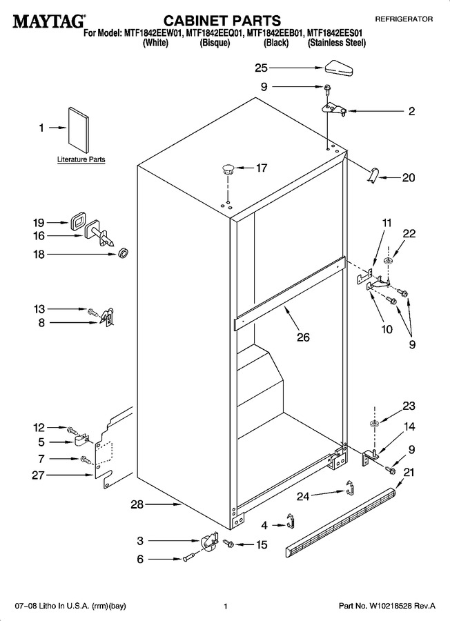 Diagram for MTF1842EEW01