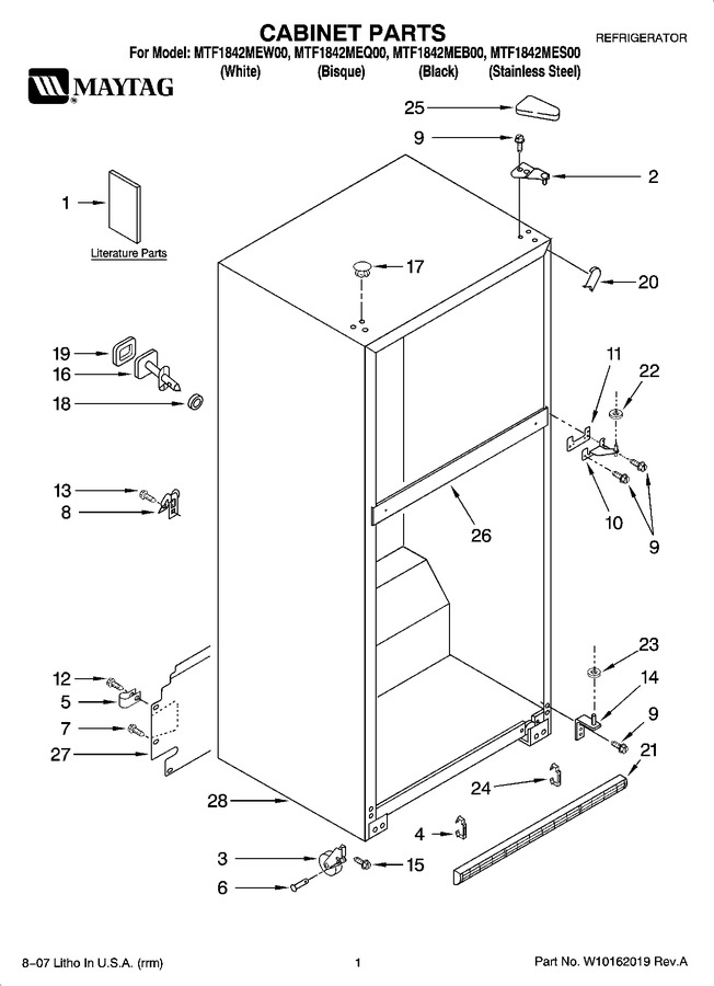 Diagram for MTF1842MES00