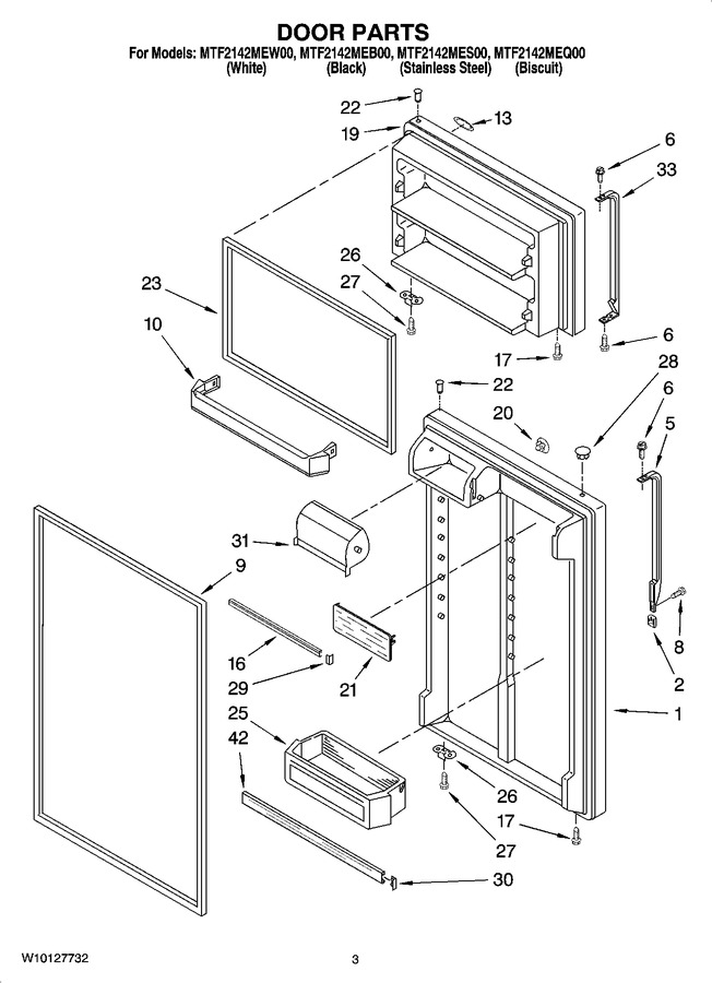 Diagram for MTF2142MEW00