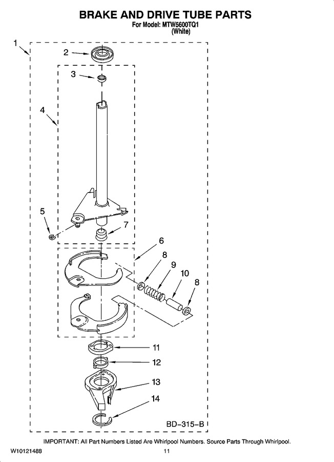 Diagram for MTW5600TQ1