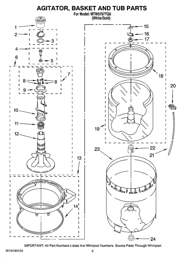 Diagram for MTW5707TQ0