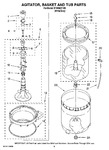 Diagram for 03 - Agitator, Basket And Tub Parts