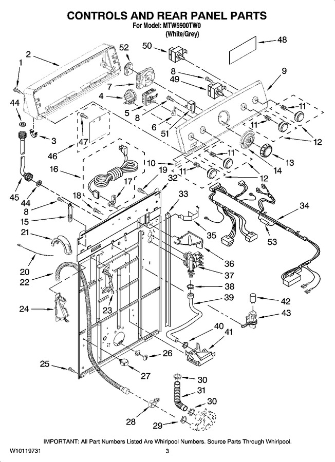 Diagram for MTW5900TW0