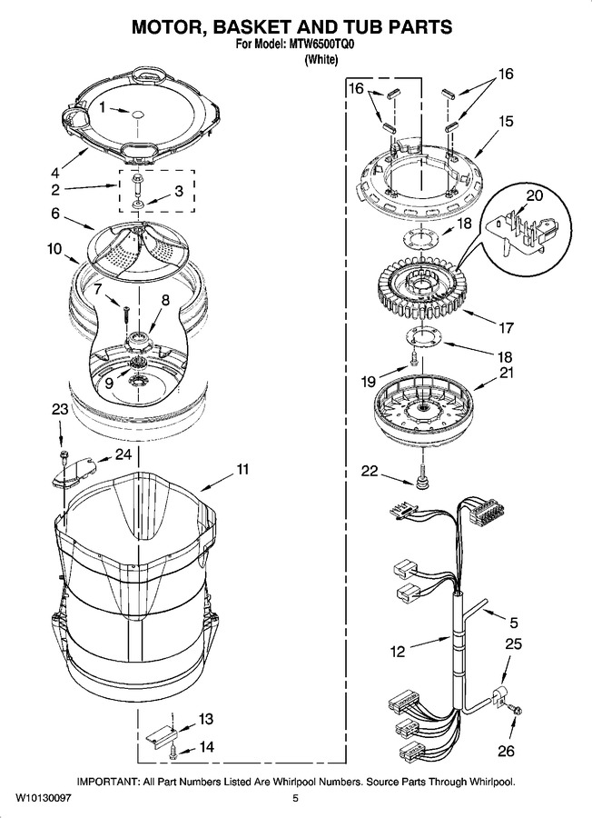 Diagram for MTW6500TQ0