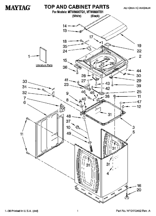 Diagram for MTW6600TB1
