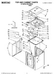 Diagram for 01 - Top And Cabinet Parts
