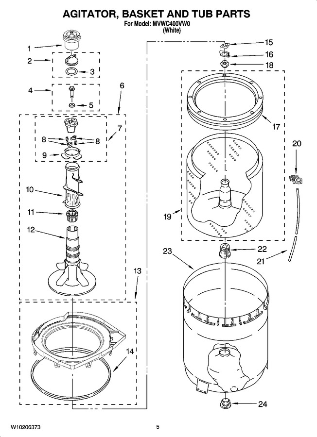 Diagram for MVWC400VW0