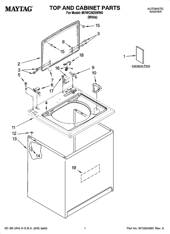 Diagram for MVWC6ESWW0