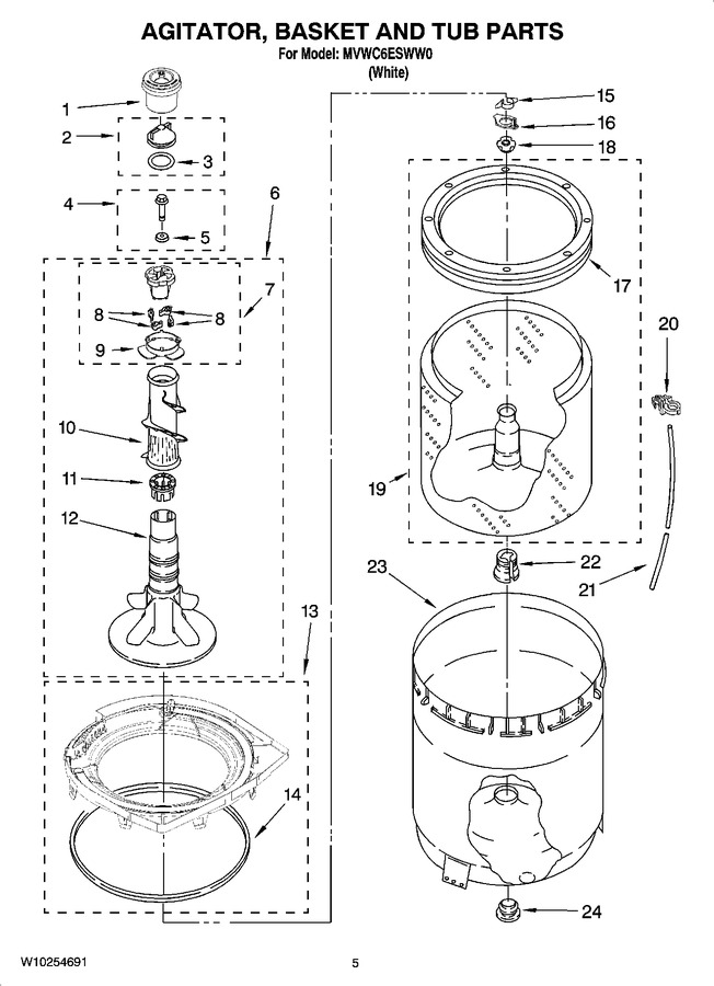 Diagram for MVWC6ESWW0