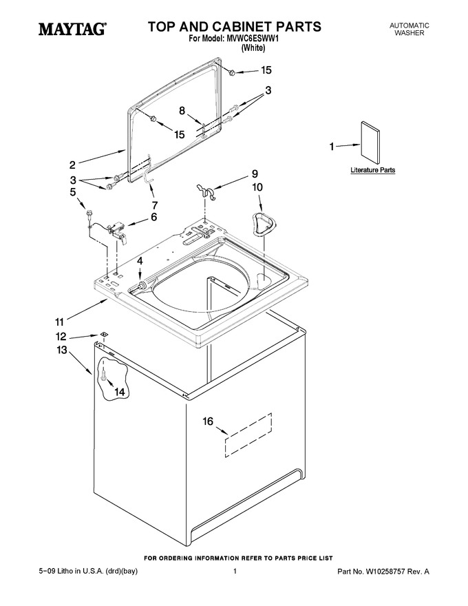 Diagram for MVWC6ESWW1