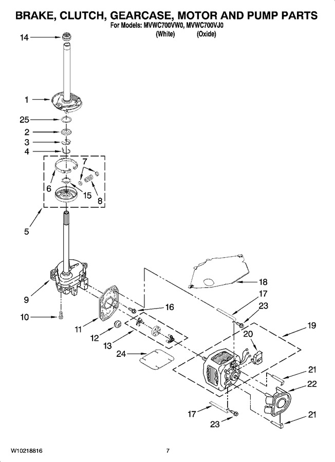Diagram for MVWC700VW0