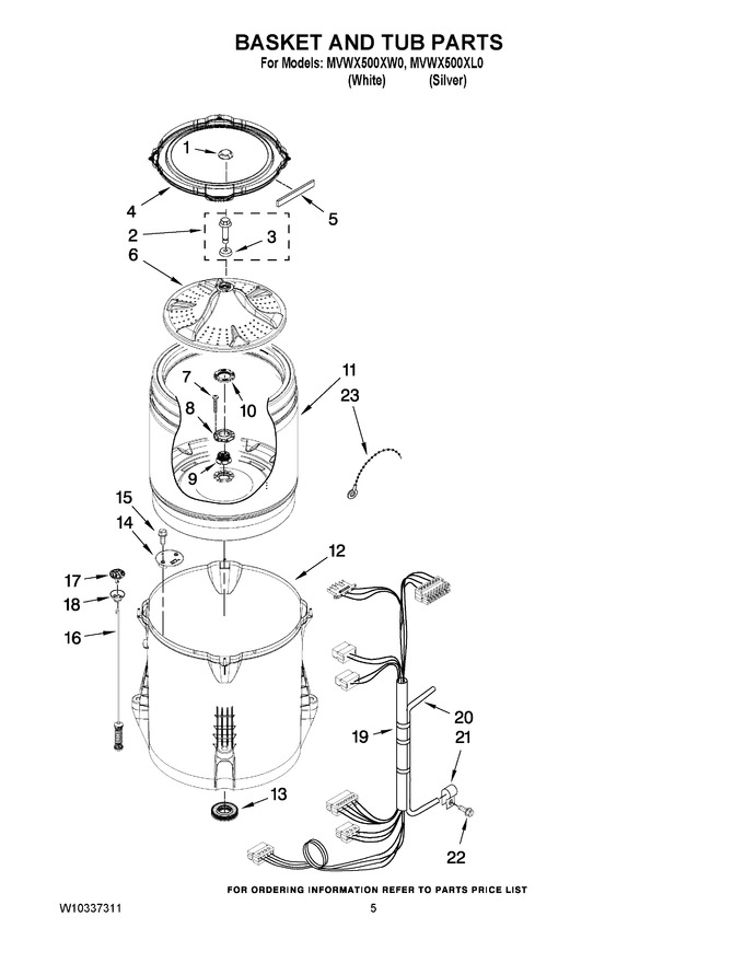 Diagram for MVWX500XL0