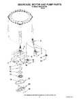 Diagram for 04 - Gearcase, Motor And Pump Parts