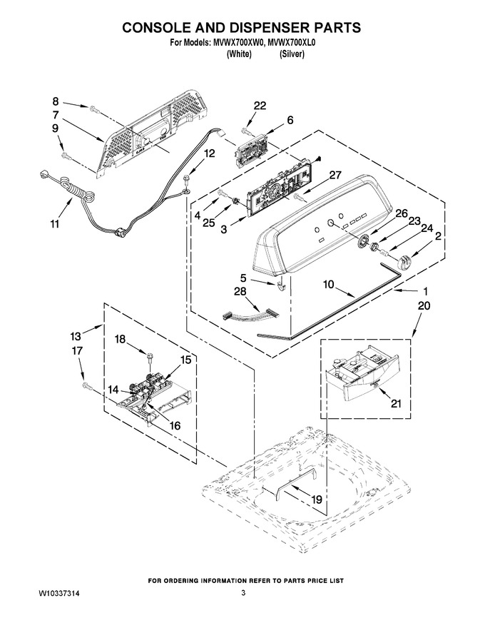 Diagram for MVWX700XL0