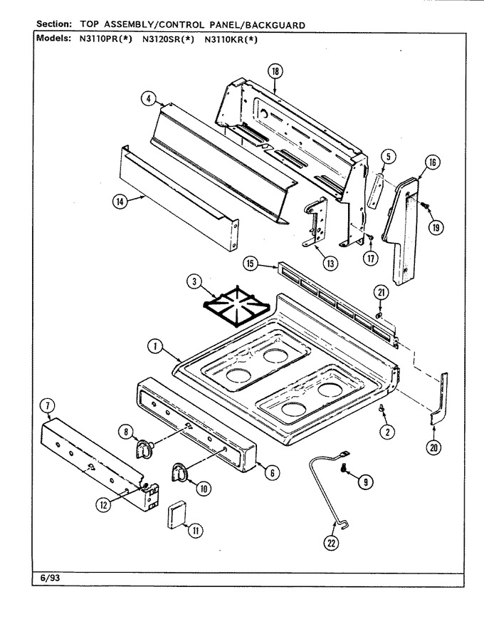 Diagram for N3120SRA