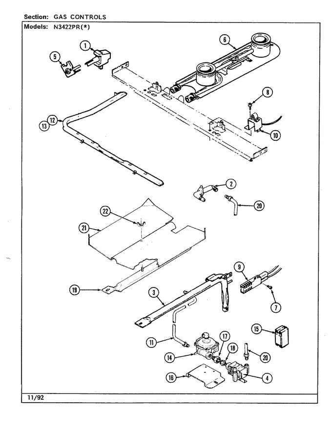 Diagram for N3422PRW